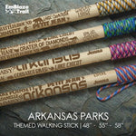 Arkansas State Parks Themed Walking Stick
