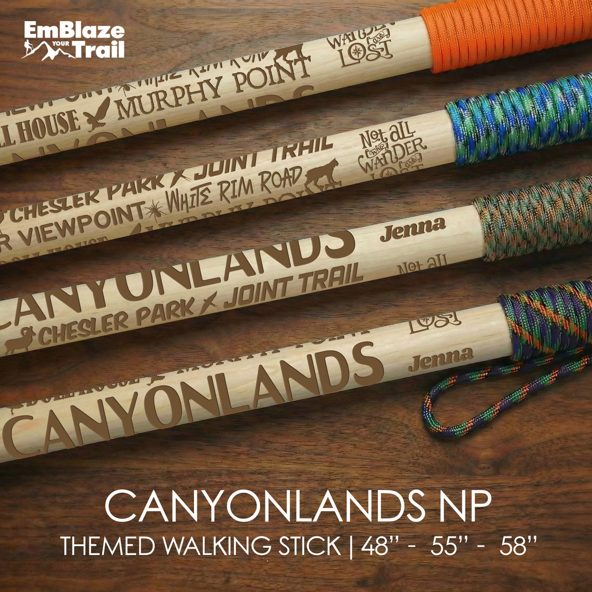 Canyonlands National Park Themed Walking Stick