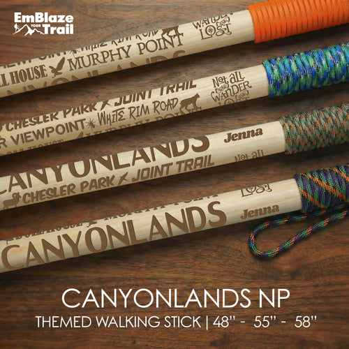Canyonlands National Park Themed Walking Stick