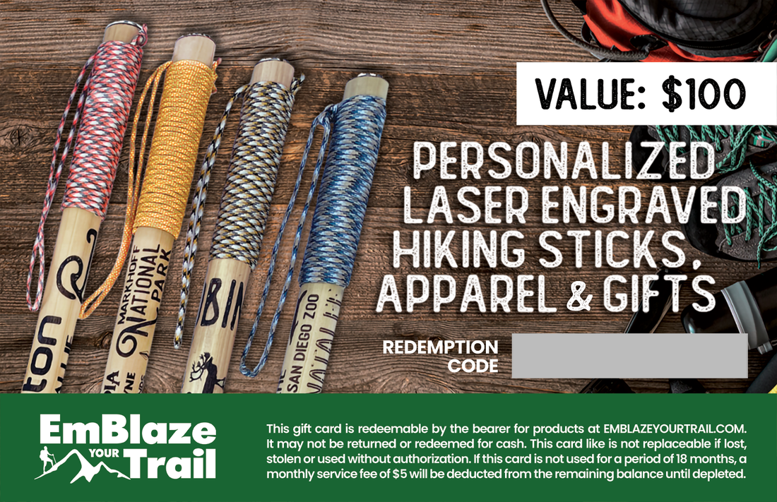 EmBlaze Your Trail Gift Card