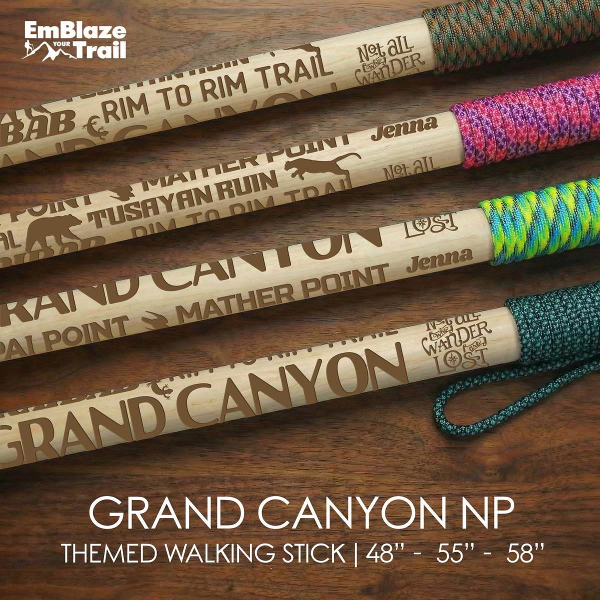 Grand Canyon National Park Themed Walking Stick