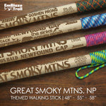 Great Smoky Mountains National Park Themed Walking Stick