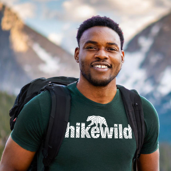 Hike Wild Bear Topography - Hiking T-Shirt - EmBlaze Your Trail