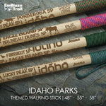 Idaho State Parks Themed Walking Stick