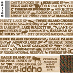 Idaho State Parks Themed Walking Stick and Hiking Stick
