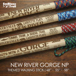 New River Gorge National Park Themed Walking Stick