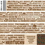 Popular Kentucky Trails Themed Walking Stick