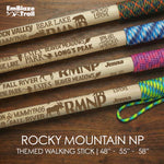 Rocky Mountain National Park Themed Walking Stick
