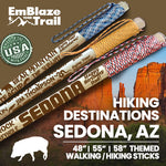 Sedona Arizona - Themed Hiking-Walking Stick