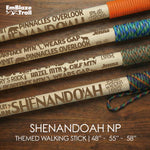 Shenandoah National Park Themed Walking Stick