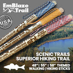 Superior Hiking Trail Themed Hiking-Walking Stick