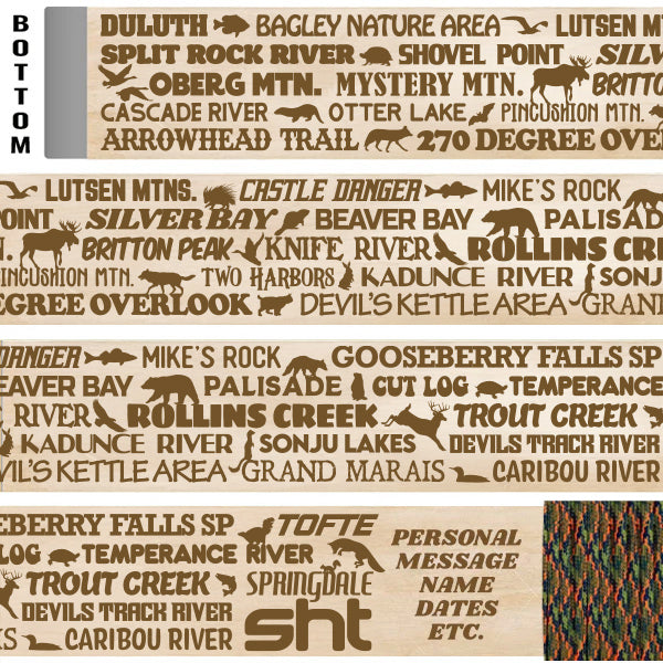 Superior Hiking Trail Themed Hiking-Walking Stick
