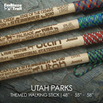 Utah State Parks Themed Walking Stick