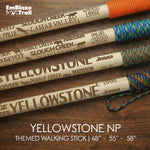 Yellowstone National Park Themed Walking Stick