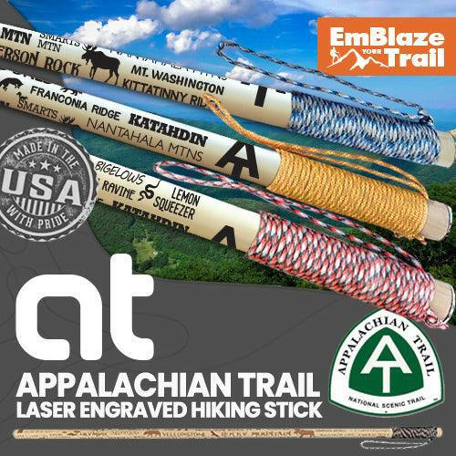 Appalachian Trail Themed Hiking/Walking Stick