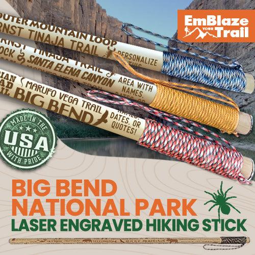 Big Bend National Park Themed Hiking/Walking Stick