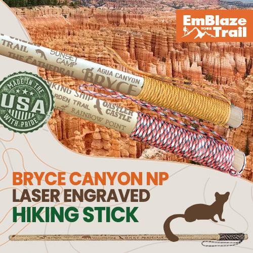 Bryce Canyon NP Themed Hiking/Walking Stick - EmBlaze Your Trail