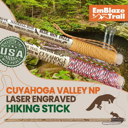 Cuyahoga Valley National Park Themed Hiking/Walking Stick
