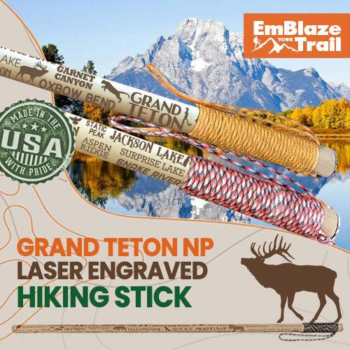 Grand Teton National Park Themed Hiking/Walking Stick
