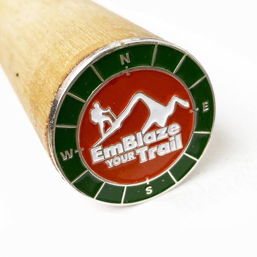 Pacific Crest Trail Themed Hiking Stick - EmBlaze Your Trail
