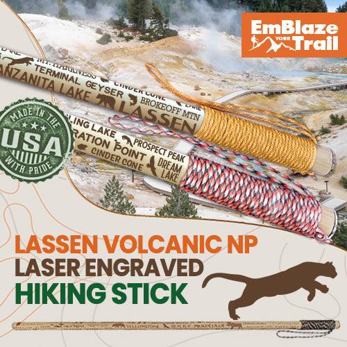 Lassen Volcanic National Park Themed Hiking/Walking Stick