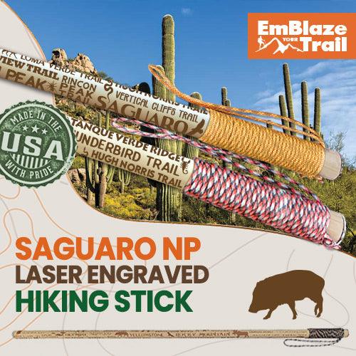Saguaro National Park Themed Hiking/Walking Stick
