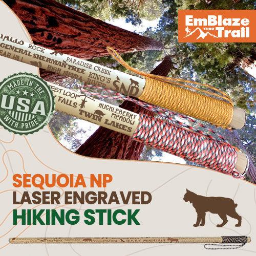 Sequoia National Park Themed Hiking/Walking Stick