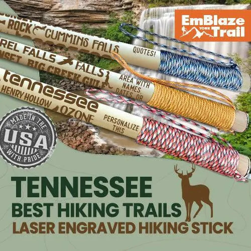 Tennessee Hiking Trails Hiking/Walking Stick